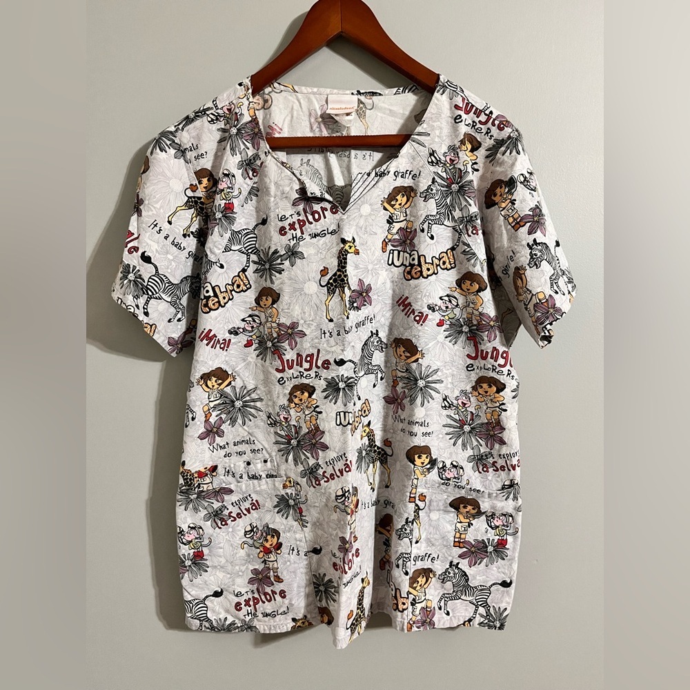 Nickelodeon Dora the Explorer Scrub Top